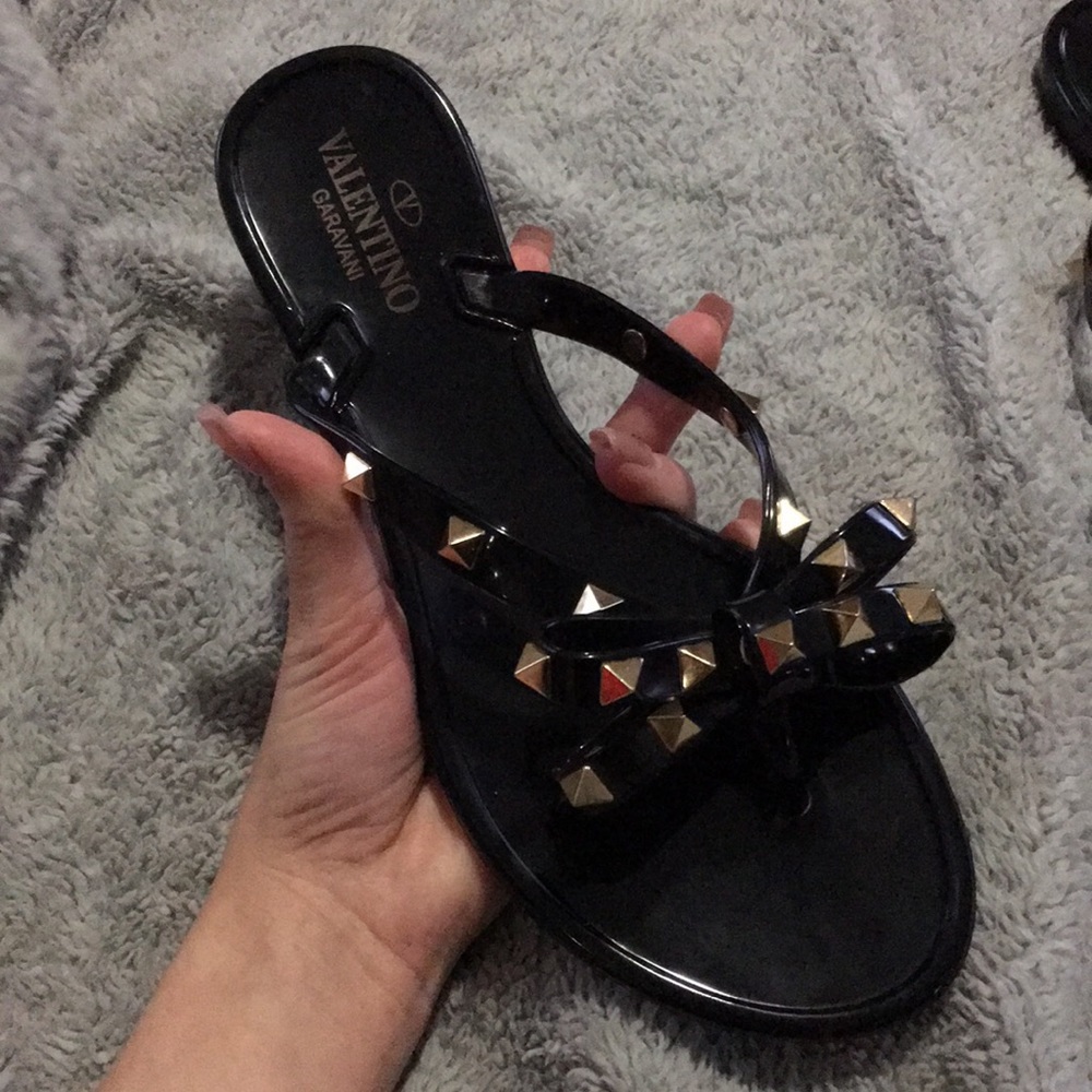 Valentino Black sandals brand new